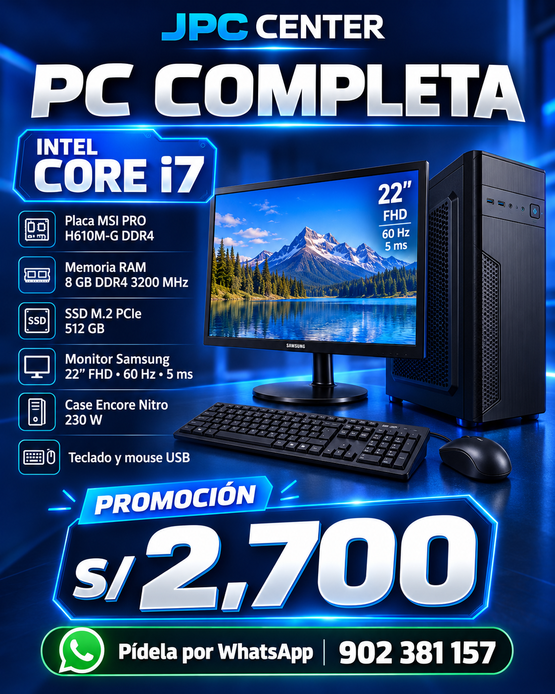PC completa Intel Core i7