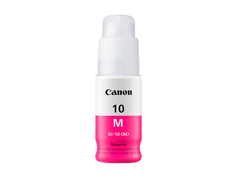 Canon GI-10 Magenta · foto de una botella