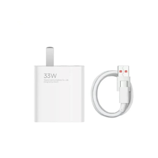 Xiaomi 33W charger set second generation · Blanco